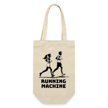 RUNNING MACHINE - Geschenkbeutel für Flaschen - Natur - Vorne