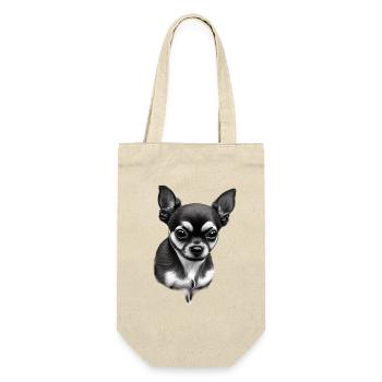 Mignon Chihuahua à poil court - Sac à bouteille - nature - Devant