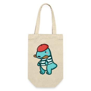hugadino dino embrace, cute dinosaur - Gift Bag for Bottles - nature - Front