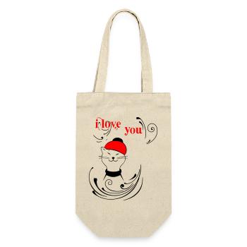 i love you - Gift Bag for Bottles - nature - Front
