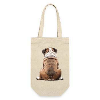 Bouledogue - Sac à bouteille - nature - Devant