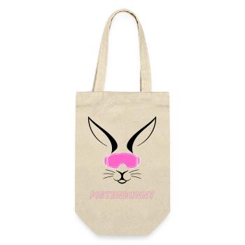 Après-Ski Pistenbunny Adventures - Geschenkbeutel für Flaschen - Natur - Vorne