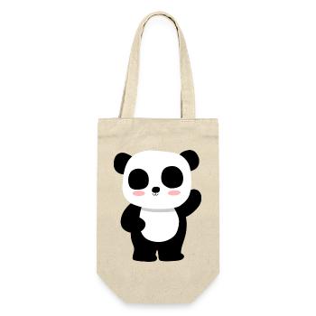 Panda - Gift Bag for Bottles - nature - Front