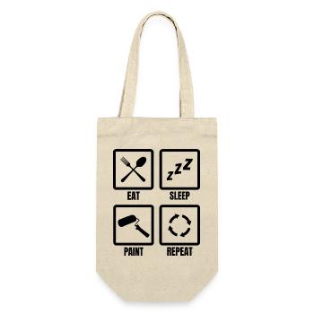 Painter Motivation - Gift Bag for Bottles - nature - Front