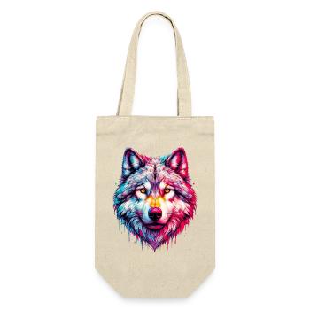 Loup - Sac à bouteille - nature - Devant