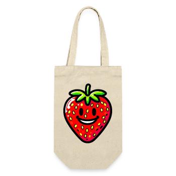 Fraises et fraises - Sac à bouteille - nature - Devant