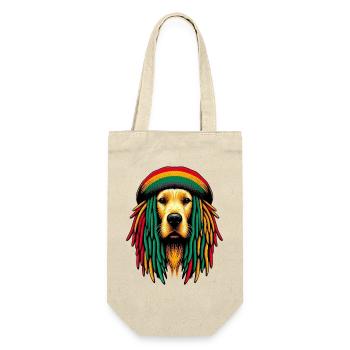 Rasta Dog Jamaica Jamaica Jamaican - Gift Bag for Bottles - nature - Front
