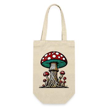 Fungo Funghi Mushroom Mushrooms - Gift Bag for Bottles - nature - Front