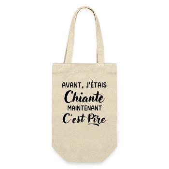 Femme chiante humour femme - Sac à bouteille - nature - Devant