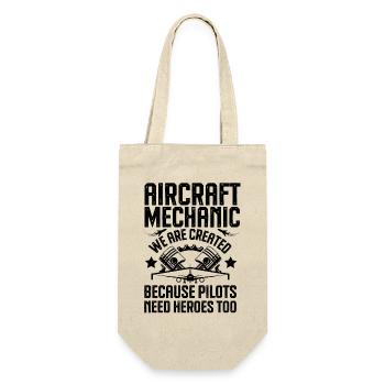 Aircraft mechanic - Gift Bag for Bottles - nature - Front