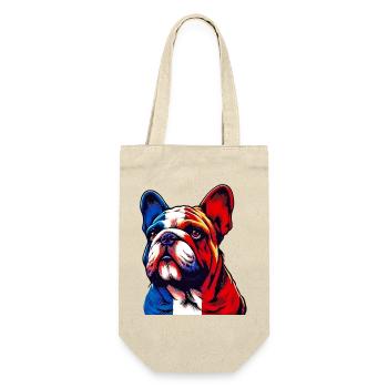 French Bulldog Dog - Gift Bag for Bottles - nature - Front