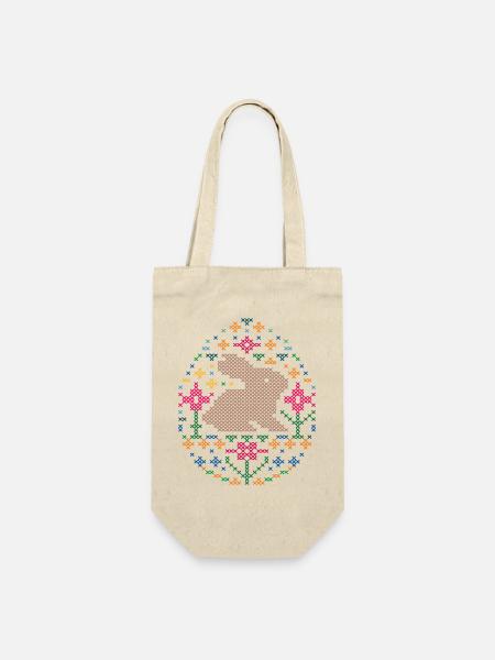 Ostern - Geschenkbeutel für Flaschen - Natur