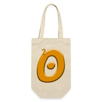 Birthday 20 years - Gift Bag for Bottles - nature - Front