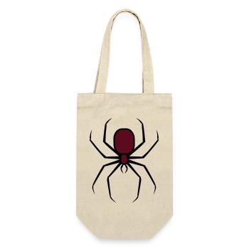 Spooky Halloween Creepy Goth Spider 3 - Gift Bag for Bottles - nature - Front