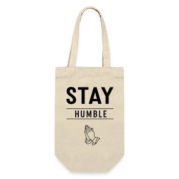 Stay Humble Prayer Hands Graphic - Gift Bag for Bottles - nature - Front