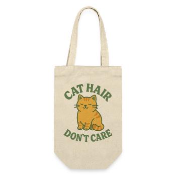 Cat Hair Don't Care - Gift Bag for Bottles - nature - Front