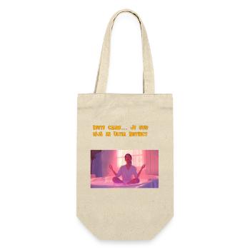 Stay calm..... I'm already in Ultra Instinct - Gift Bag for Bottles - nature - Front