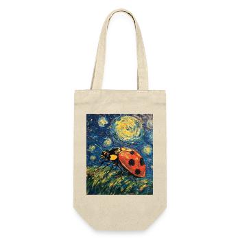 Coccinelle Van Gogh Style Nuit étoilée - Sac à bouteille - nature - Devant