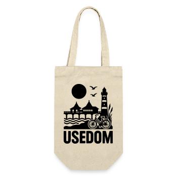 Usedom Insel - Geschenkbeutel für Flaschen - Natur - Vorne