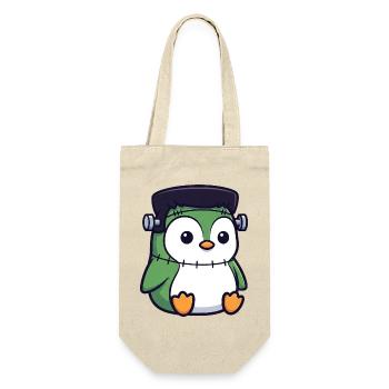 Mignon Halloween Pingouin Zombie Monstre Dessin animé - Sac à bouteille - nature - Devant