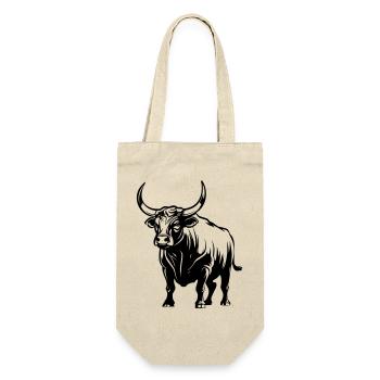 Bull - Gift Bag for Bottles - nature - Front
