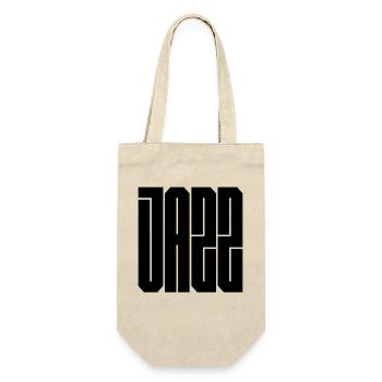 Logo typographique jazz audacieux - Sac à bouteille - nature - Devant