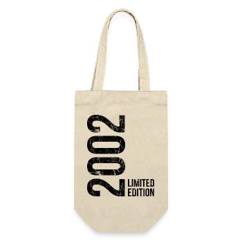 24th birthday – year of birth 2002 - Gift Bag for Bottles - nature - Front