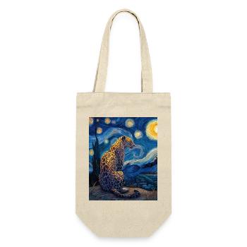 Léopard Van Gogh - Sac à bouteille - nature - Devant