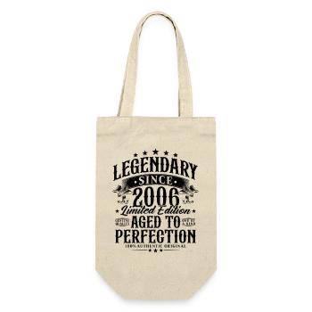 2006 Born Legendary Vintage Birthday Gift - Gift Bag for Bottles - nature - Front