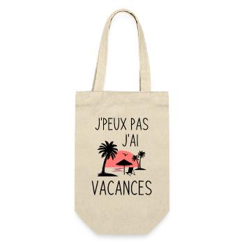 Coucher de Soleil Palmier - Sac à bouteille - nature - Devant