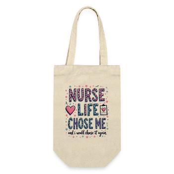 Choose Me Motif Design - Gift Bag for Bottles - nature - Front