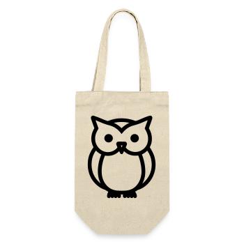 Owl - Gift Bag for Bottles - nature - Front