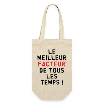 Meilleur facteur de tous les temps cadeau - Sac à bouteille - nature - Devant