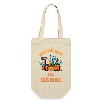 Bricoleur de Génie – Outils colorés - Sac à bouteille - nature - Devant