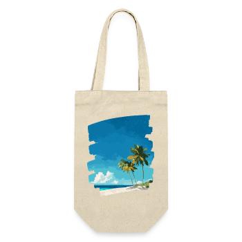 Beach Sea Palm Trees - Gift Bag for Bottles - nature - Front