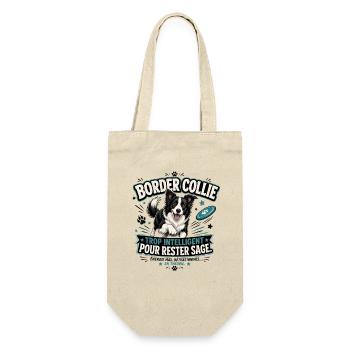 Border Collie Trop Intelligent Pour Rester Sage - Sac à bouteille - nature - Devant