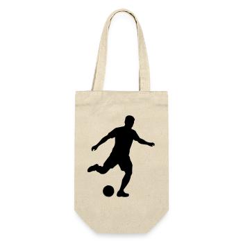 Soccer Fußball - Gift Bag for Bottles - nature - Front
