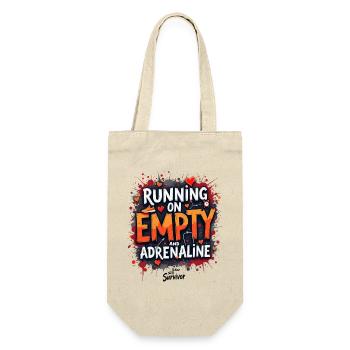 Running for emptiness and adrenaline - Gift Bag for Bottles - nature - Front