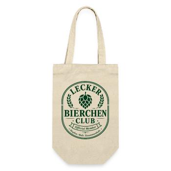  Bierliebhaber BIER-BIERCHEN saufen Urlaubsreise - Geschenkbeutel für Flaschen - Natur - Vorne