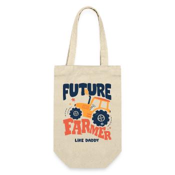 Futur fermier comme papa bébé tracteur - Sac à bouteille - nature - Devant