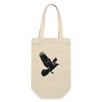 Crow - Gift Bag for Bottles - nature - Front