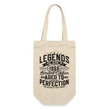 Cadeau d’anniversaire vintage vintage rétro 1966 - Sac à bouteille - nature - Devant