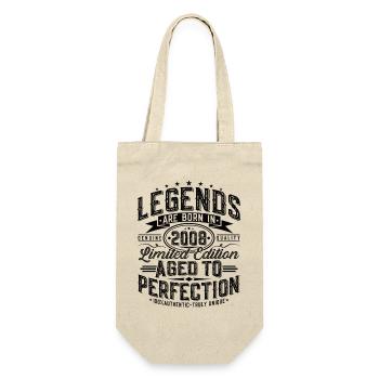 2008 Vintage Vintage Birthday Gift Retro - Gift Bag for Bottles - nature - Front