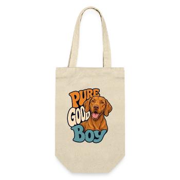 Ungarischer Pointer - Geschenkbeutel für Flaschen - Natur - Vorne