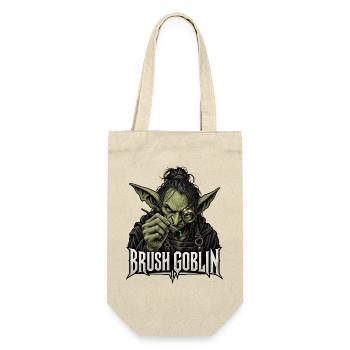Brush Goblin – Tabletop Miniatur Malen - Geschenkbeutel für Flaschen - Natur - Vorne