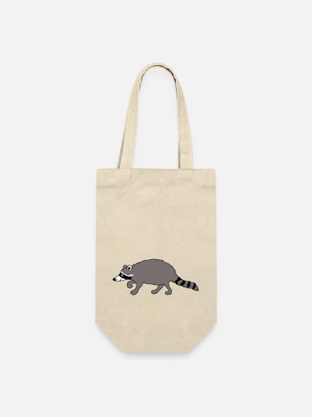 Raton laveur - Sac à bouteille - nature