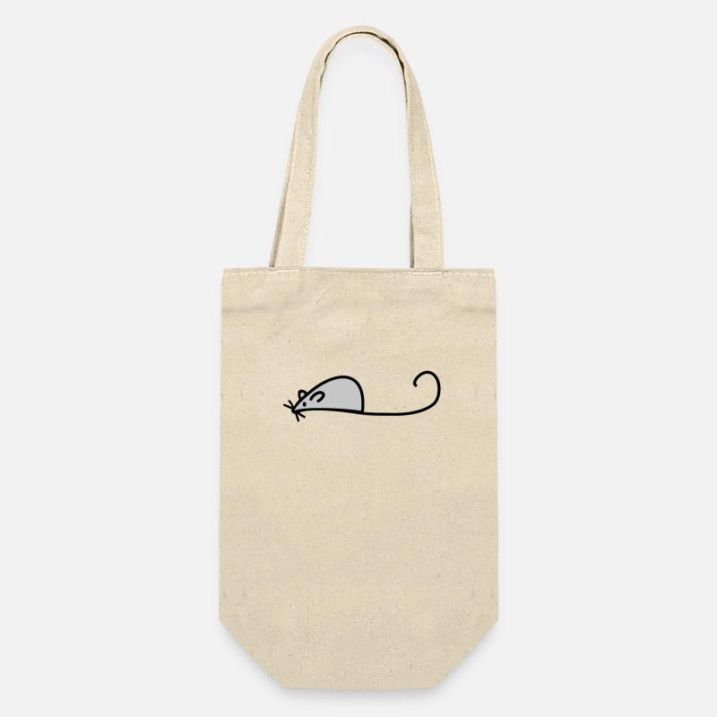 mouse - Gift Bag for Bottles - nature