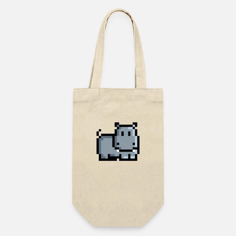 Hippo Retro - Sac à bouteille - nature