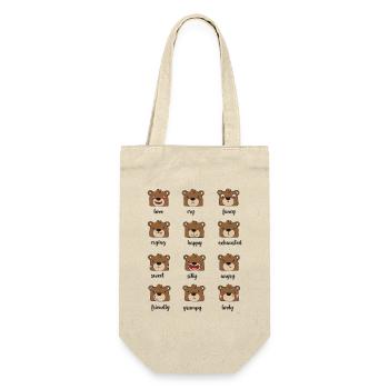 Bear Bear Teddy Cute Kita Feeling Mimic Emotion - Gift Bag for Bottles - nature - Front