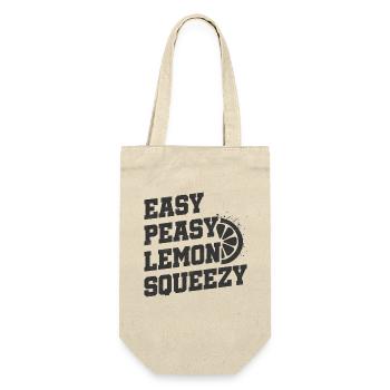 Easy peasy lemon squeezy - Gift Bag for Bottles - nature - Front